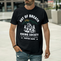 Hijgingsmaatschappij buiten adem Grappige berg Ret