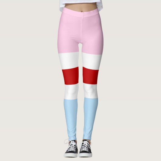 Hijra Pride Flag Leggings (Voorkant)