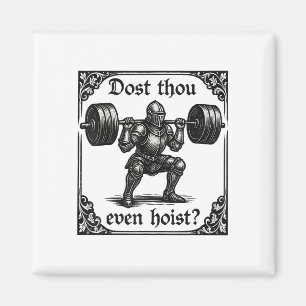 Hijs je zelfs grappige gotische deadlifting-sports magneet