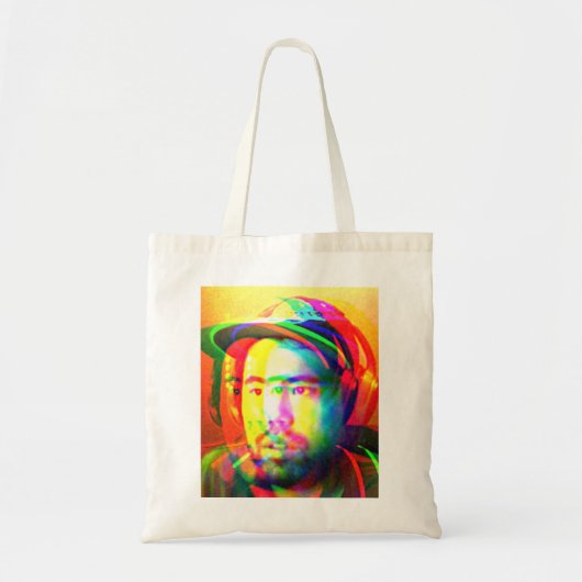 Hikaru Nakamura Concentraat Psychedelic Tote Bag (Voorkant)