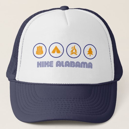 Hike Alabama Trucker Pet (Voorkant)