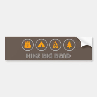 Hike Big Bend Texas Bumpersticker