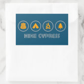 Hike Cypress Provincial Park Rechthoekige Sticker (Tas)