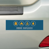 Hike Hawaii Bumpersticker (Op auto)