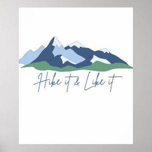 Hike it en Like it Poster