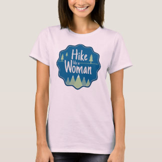 Hike like a Voman organic t shirt