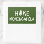 Hike Monongahela West Virginia Tree Rechthoekige Sticker (Tas)