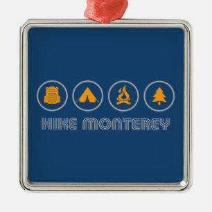 Hike Monterey California Metalen Ornament