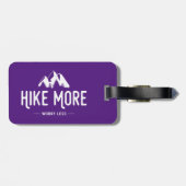 Hike more Angst Minder Bagagelabel (Achterkant horizontaal)