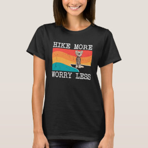 Hike more Angst Minder Chinese Crested Graphic Hik T-shirt