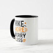 Hike more Angst Minder Mok (Voorkant links)