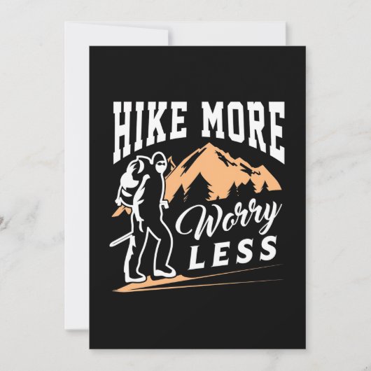Hike more Angst Minder Save The Date (Voorkant)