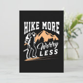Hike more Angst Minder Save The Date (Staand voorkant)