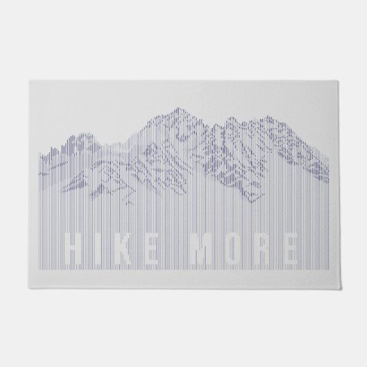 Hike More Mountains Deurmat (Voorkant)