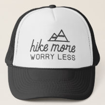 Hike more, Worry Miner Trucker Hat