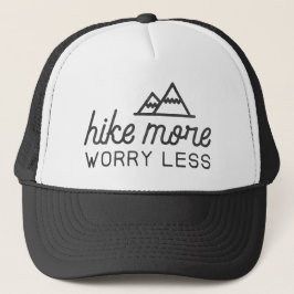 Hike more, Worry Miner Trucker Hat Trucker Pet