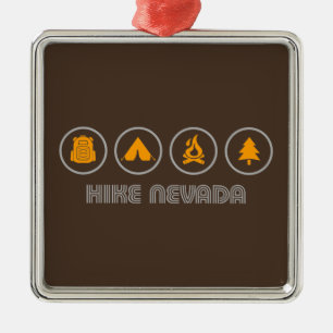 Hike Nevada Metalen Ornament