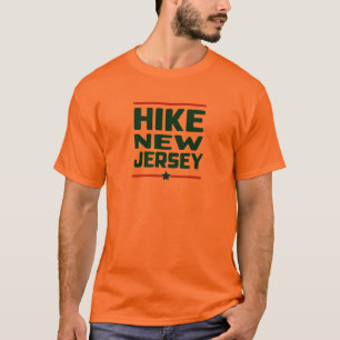 Hike New Jersey (Star) - Blaze Oranje T-shirt