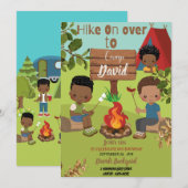Hike on Over Birthday Invitation Kaart (Voorkant / Achterkant)