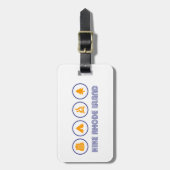 Hike Rhode Island Bagagelabel (Voorkant verticaal)