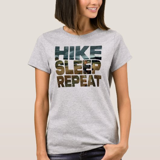 Hike Sleep Répéter le T-shirt randonnée (Devant)