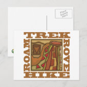 Hike, Trek Briefkaart (Voorkant / Achterkant)