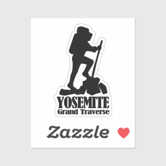 Hike - Yosemite Grand Traverse - Sticker (Vel)