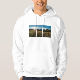 Hiker die naar Fitz Roy Mountains kijkt, Patagonia Hoodie
