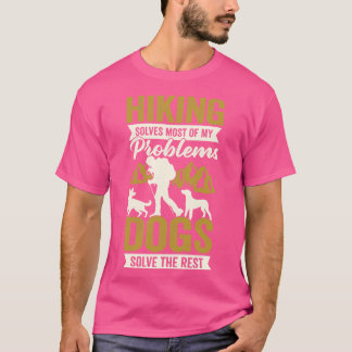 Hiker Hondenliefhebber Cadeaus T-shirt