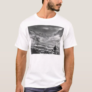 Hiker in de Aconcagua-vallei in Chili Photograp T-shirt
