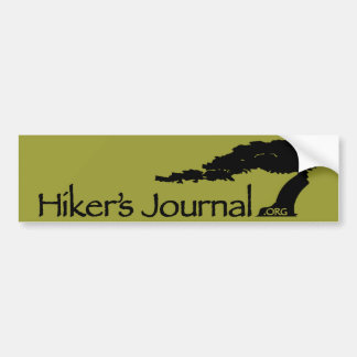 Hiker's Journal Bumpersticker