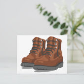Hiking Boots Briefkaart (Staand voorkant)