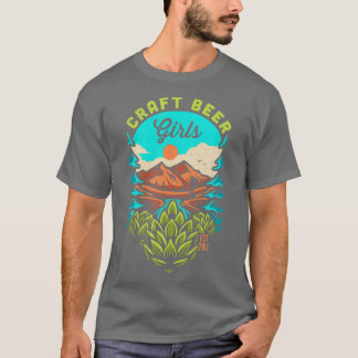 Hiking Craft Beer Girl T-shirt