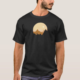 Hiking Dog Mountains German Shepherd T-shirt