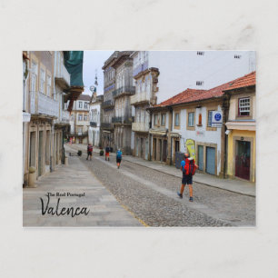 Hiking door Europa — Valenca, Portugal Briefkaart
