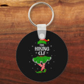 Hiking Elf Christmas Family Girls Women Elf Squad Sleutelhanger (Voorkant)
