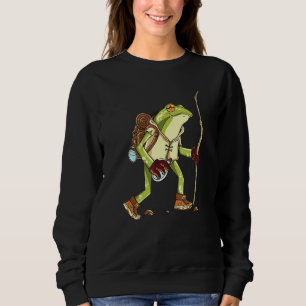 Hiking Frog Dark Academia Witchy Cottagcore Trui
