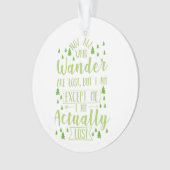 Hiking Funny Gezegde Ornament (voorkant)