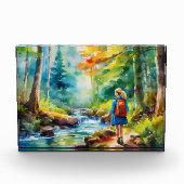 Hiking Girl Fotoblokken (Voorkant)