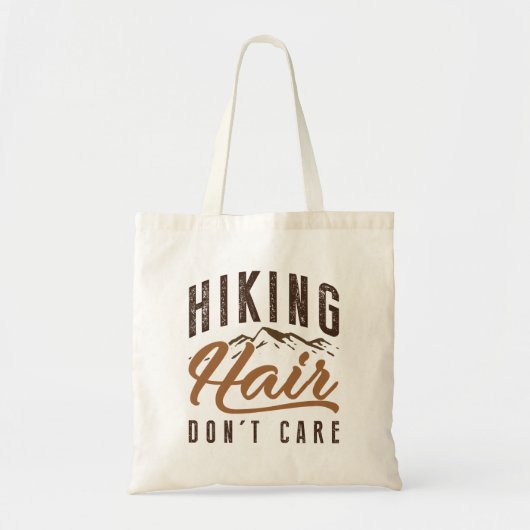 Hiking Hair Don't Care Tote Bag (Voorkant)