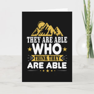Hiking - hey Are Able Who Think Are Able Kaart