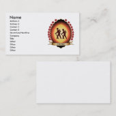 Hiking Mandorla Visitekaartje (Voorkant / Achterkant)