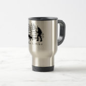 Hiking met Dogs Travel Mug-Ridgeback/Coonhound Reisbeker (Voorkant rechts)