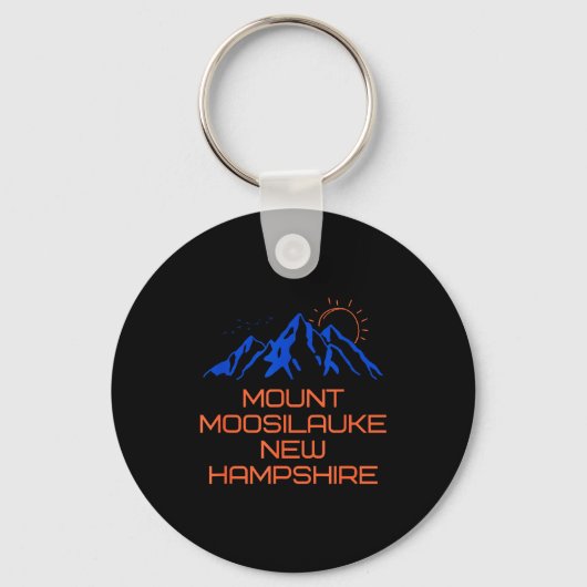 Hiking Mount Moosilauke New Hampshire Mountain Cli Sleutelhanger (Voorkant)