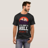 Hiking Mountain black tshirt  (Devant entier)
