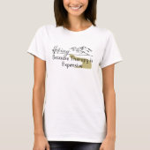 Hiking T-shirt met bergen en trail design (Voorkant)