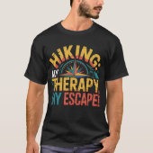 Hiking Therapy Escape T-shirt (Voorkant)