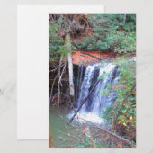 Hiking Trail Waterfall Briefpapier (Voorkant / Achterkant)