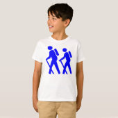Hikingsymbool T-shirt (Voorkant volledig)