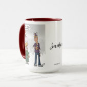 Hilaire Cupidon Grosse Mug Combo (Devant gauche)
